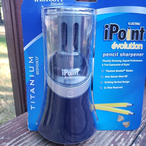 NEW Westcott Electric iPoint Evolution Pencil Sharpener - Picture 4 of 10